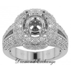 2.50 CT Tw Lady's Semi Mount Engagement Ring In 14 K